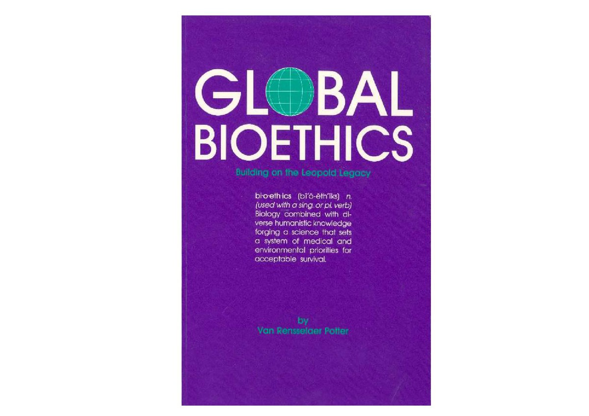 Global Bioethics